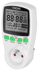 Programator cyfrowy 2P+Z IP20 Virone 7633 DT-1
