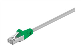 Cat 5E, F/Utp Kabel Krosowany,Szary, Zielony - Długość Kabla 10 M