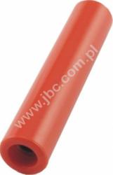 RB-151 RT Sprzęgło przewodów pomiarowych, izolowane, 2 x gniazdo 4mm, czerwone, RB151RT, WYPRZEDAŻ