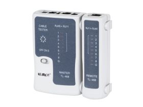 Tester do kabli telefonicznych i LAN RJ45/RJ11 TL-468