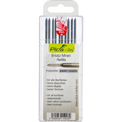 Replacement refills, graphite for all surfaces, 4030, package with 10 pieces