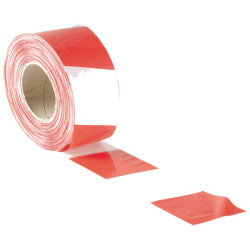 Faithfull 002570500RWTB Barrier Tape 70mm x 500m Red &amp; White