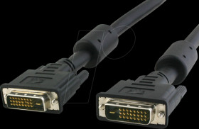 ICOC-DVI-8120F DVI monitor cable DVI 24+1 male, Dual Link, ferrite, 20.0 m