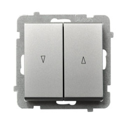 Sonata Łącznik żaluzjowy z blokadą mechaniczną srebro mat ŁP-7RB/m/38