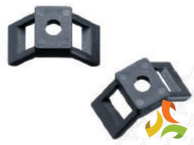 Uchwyt przykręcany do mocowania opasek 7,8mm 100szt. 262165 HAUPA