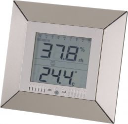 Termohigrometr wewnętrzny -9,9 do +50°C 1 do 99