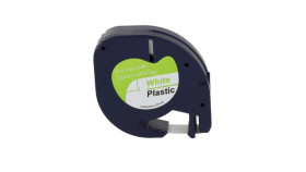 Taśma Lt 59422 Do Drukarki Dymo 12Mm 4M Biała Taśma Czarny Nadruk