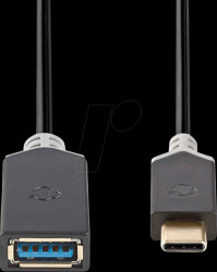 CCBW61710AT015 USB 3.0 Cable, male Typ C > A female, 0,15 m
