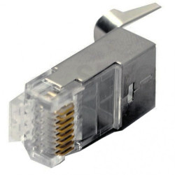 Wtyk modularny RJ45 8P8C kat.6A ekranowany FTP WORECZEK 100szt.