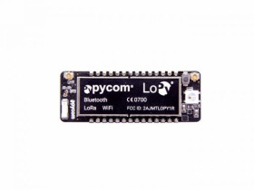 Pycom LoPy MicroPython enabled development board (LoRa, WiFi, Bluetooth)