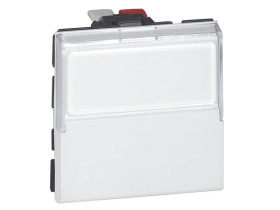 MOSAIC 2M Wyłącznik zwierny przycisk 6A z etykietą 077043 LEGRAND