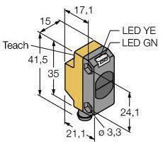 Czujnik dyfuzyjny Turck QS18EN6DBQ7 3072002 1 szt.