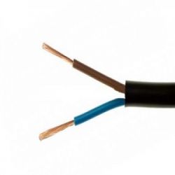 Przewód OMY 2x1 czarny fi 5.7