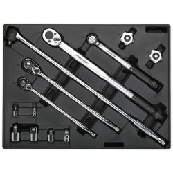 Sealey TBT32 Tool Tray - Ratchet, Torque Wrench, Breaker Bar &amp; Socket Set 13pc