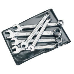 Elora 04212 6 Piece Midget Metric Combination Spanner Set