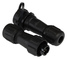 Złącze okrągłe 3-pinowe SY11 Kabel Wtyk, Gniazdo RS PRO Męski/żeński IP68 SY11