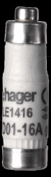 LE1416 Fuse insert D01 E14, 16 A, 400 V, gG, with indicator