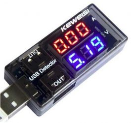 TESTER USB WOLTOMIERZ I AMPEROMIERZ 10VA