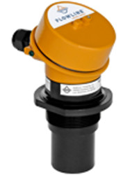 Czujnik poziomu Refleksyjny przetwornik ultradźwiękowy do pomiaru poziomu cieczy Poziomy, pionowy 2-przewodowy, od 4 do