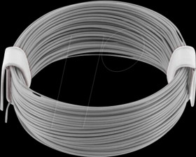 KL004GR10 Stranded Copper Wire 1x0.04qmm grey