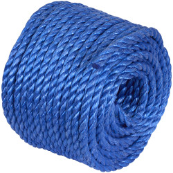 Sealey PR830 8mm x 30m Polypropylene Split Film Twisted Rope, Blue