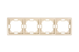 Simon Basic Standard Ramka poczwórna uniwersalna beżowa BMR4/12