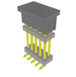 Listwa stykowa PCB 10-pinowe TW raster: 2 mm Prosty 2-rzędowe Samtec Powierzchnia Bez osłony
