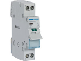 Rozłącznik izolacyjny 1-fazowy 2P 32A 230V SBM232 HAGER
