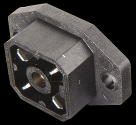 G 30 A 5 M 3-pin+PE surface-mounted device plug with flange