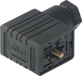 Złącze czarny GML 209 NJ GB1 Ilość styków:2 + PE 933 398-100-50 Hirschmann Zawartość: 1 szt.