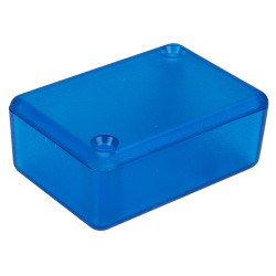 Hammond 1551GTBU Translucent Blue ABS Enclosure 50 x 35 x 20mm