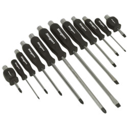 Siegen S0641 Screwdriver Set Hammer-thru 12pc