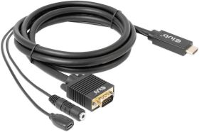 adapter HDMI, Jack, Micro-B USB, VGA