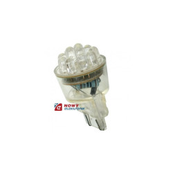 Dioda LED 3156-12W 3x16mm 12VDC biała T20 zam.żarówki