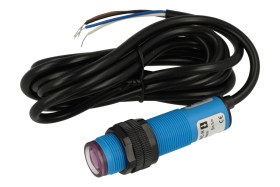 Czujnik; fotoelektryczny; G18-3C5NC; NPN; NO/NC; bariera (nadajnik-odbiornik); 5m; 10÷30V; DC; 200mA; cylindryczny plastikowy; f