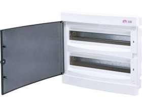 Obudowa podtynkowa 36 modułowa 2x18 drzwi transparentne IP40 ECM 2x18PT-s 001101087 ETI