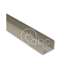 Korytko kablowe pełne TS, 100x100x2000 mm, szare PVC, B05356