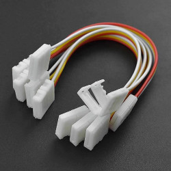 3-Pin LED Strip Connector Cables (5 Pieces)