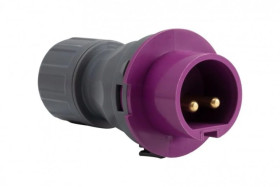 Wtyczka przenośna niskonapięciowa 16A 2p 24V IP44 /FE/