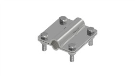 Złącze Uniwersalne 2-Elem. 80X80 Drut8-Pręt16 Stal Nierdzewna 215.6 Ni 21500605