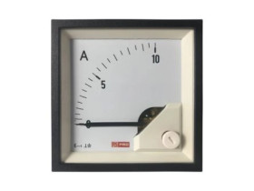 Amperomierz analogowy panelowy 10 (Input)A AC -10C do +65C RS PRO