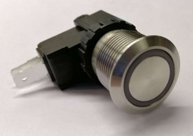 Nasadka przełącznika Zatrzaskowy SPDT średnica wycięcia 19.1mm, montaż panelowy RS PRO