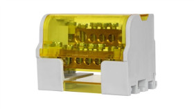 Blok Rozdzielczy Dwubiegunowy Lbr - 207 (100A - 2X7 Otworów)