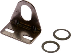 Akcesoria czujnika, kątownik montażowy, 32x23x36mm, podkładka ząbkowana pod czujnik, AY000099