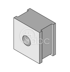 Moduł uszczelniający QT pojedynczy, QT 6, z otworem 1x6-7 mm, 42506