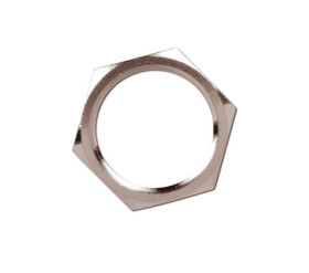 Nakrętka do dławnic kablowych gwint: M12mm Mosiądz platerowany niklem Metaliczny IP65, IP66K, IP67, IP68, IP69K W.L.