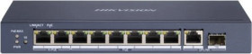 Switch PoE 8-portowy 1Gbps + SFP (niezarządzalny) DS-3E0510HP-E