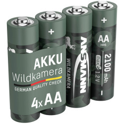 Ansmann 1322-0026 AA Battery Rechargeable NiMH 2100mAh 4pcs Low Self-discharge