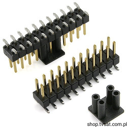 1-1241050-1 Connector 2 x 11 Pin Gold SMD TYCO