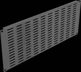 66682 19" Network Cabinet Panel with ventilation slots horizontal 4U b